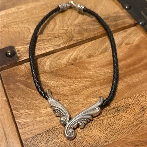 Brighton Leather collar necklace